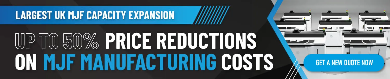 3DPRINTUK Unveils £2m Expansion and Price Reductions on MJF Manufacturing Costs 1 low cost multi jet fusion 3d printing